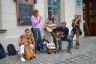 Hraní v ulicích Krumlova